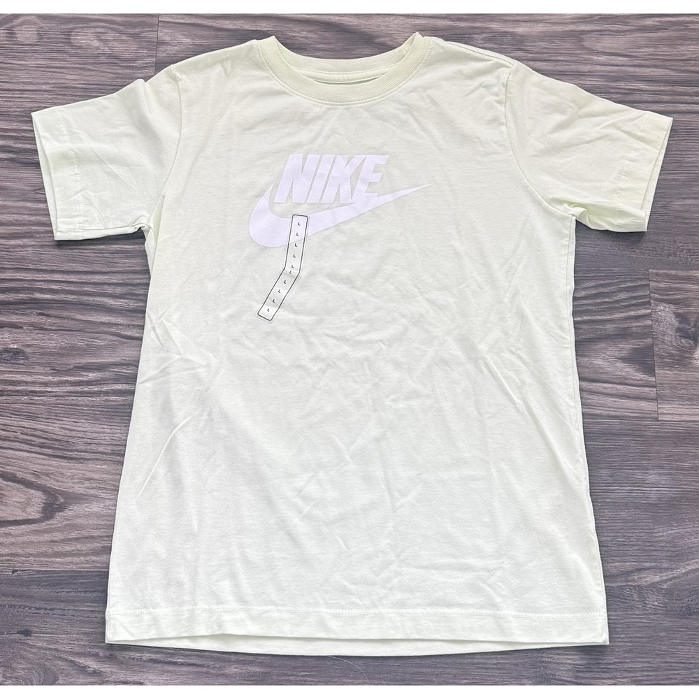 SOLD
 Tee‎ Youth Short Sleeve Shirt Top Large Light Safety GreenClassic Swoosh